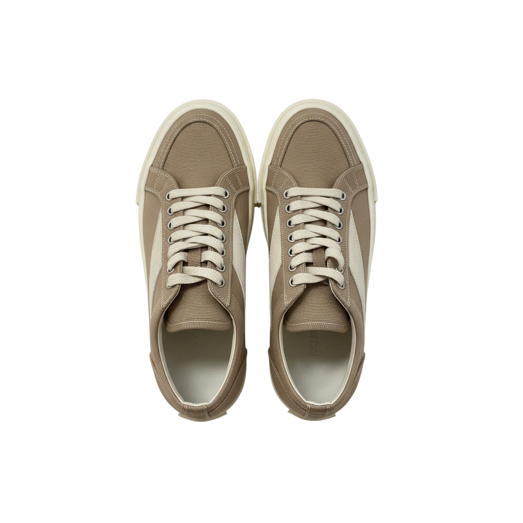 Rick Owens 'DRKSHDW Vintage Bumper' Flesh & Milk Sneaker