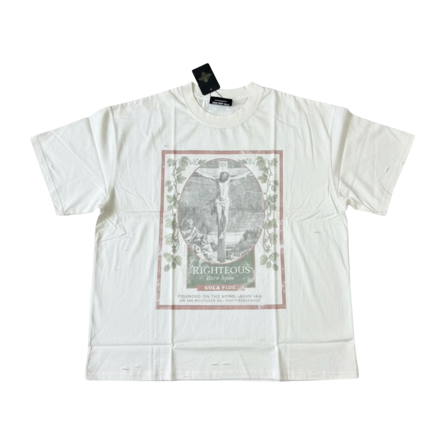 We Are Righteous 'Sola Fide' White Tee