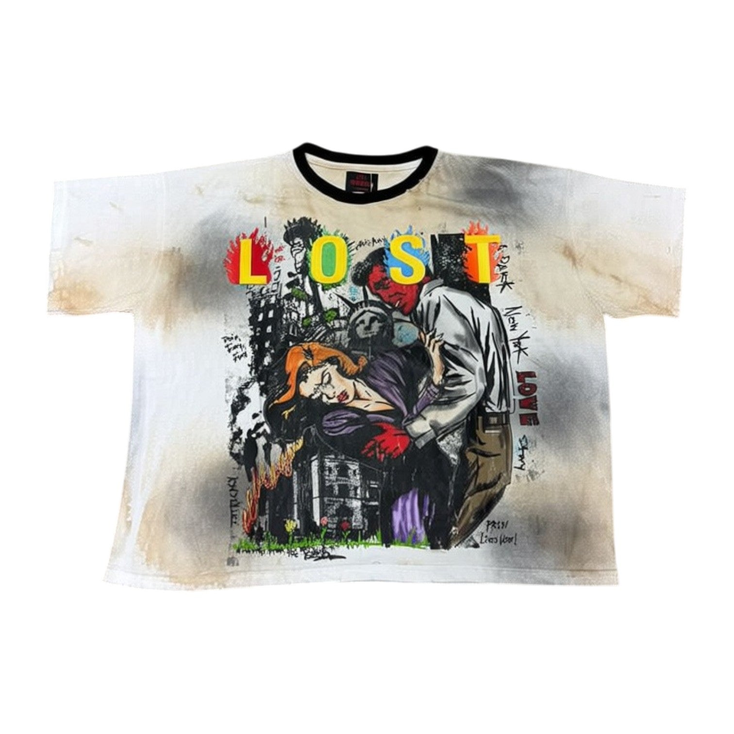 Lost Intricacy 'You Lost Me' White Tee