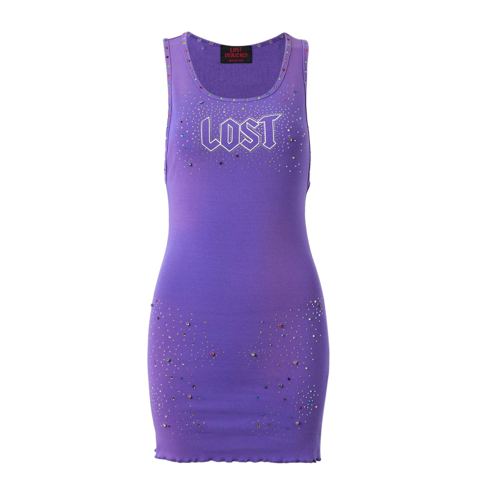 Lost intricacy 'Inverse' Purple Dress