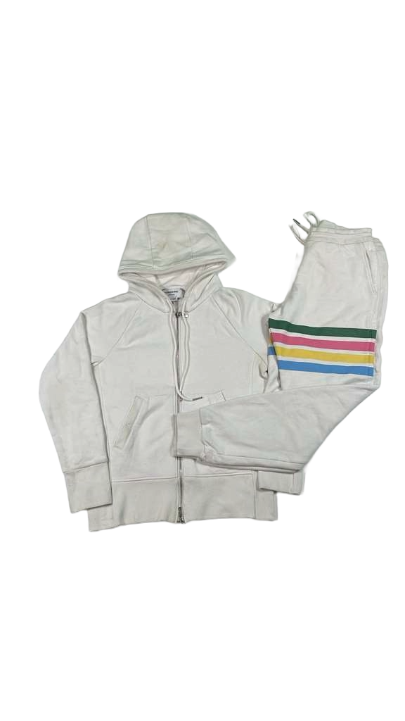 Thom Browne White & Multi Color Sweatsuit