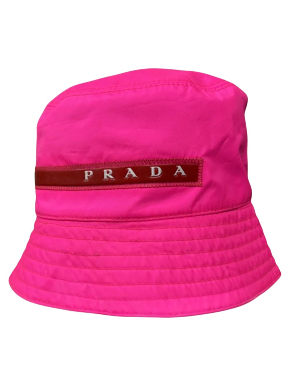 Prada Nylon Pink Bucket Hat