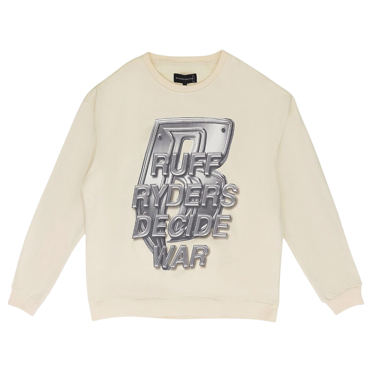 Who Decides War 'Ruff Ryders' Cream Crewneck