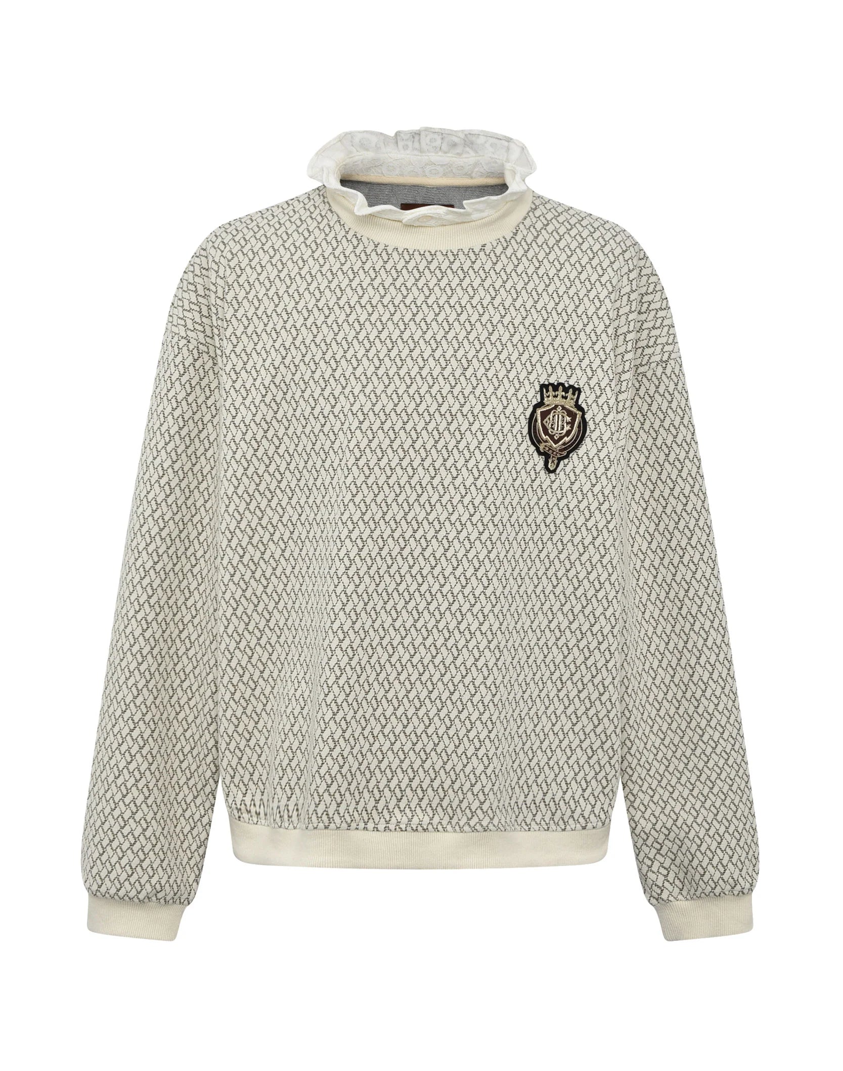 Birth of Royal Child Baroque Yellow Sweatshirt