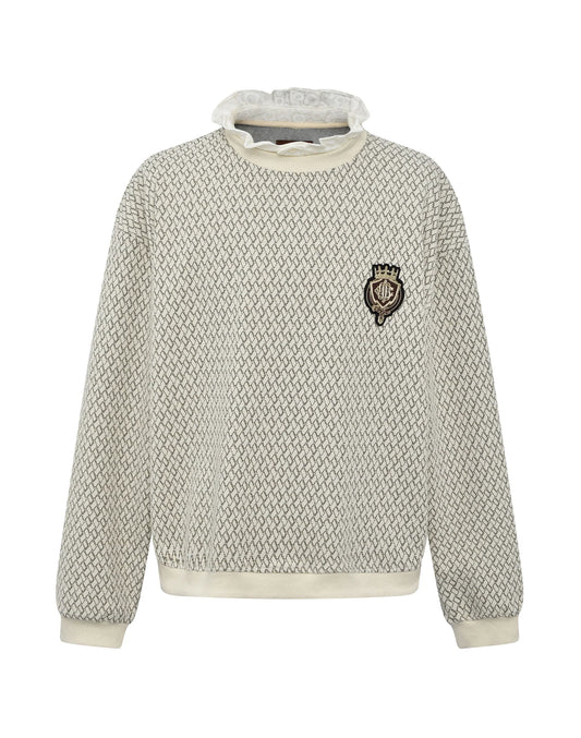 Birth of Royal Child Baroque Yellow Sweatshirt