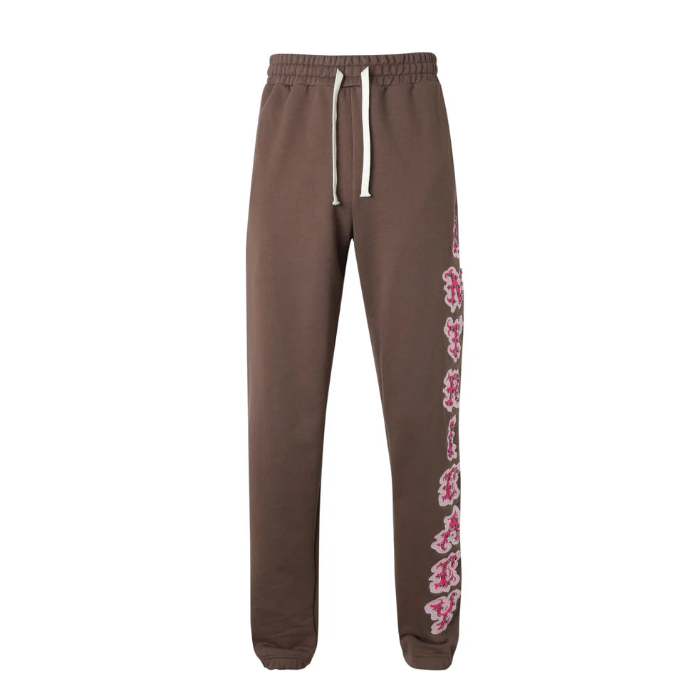 Lost Intricacy 'Patch' Brown Sweats