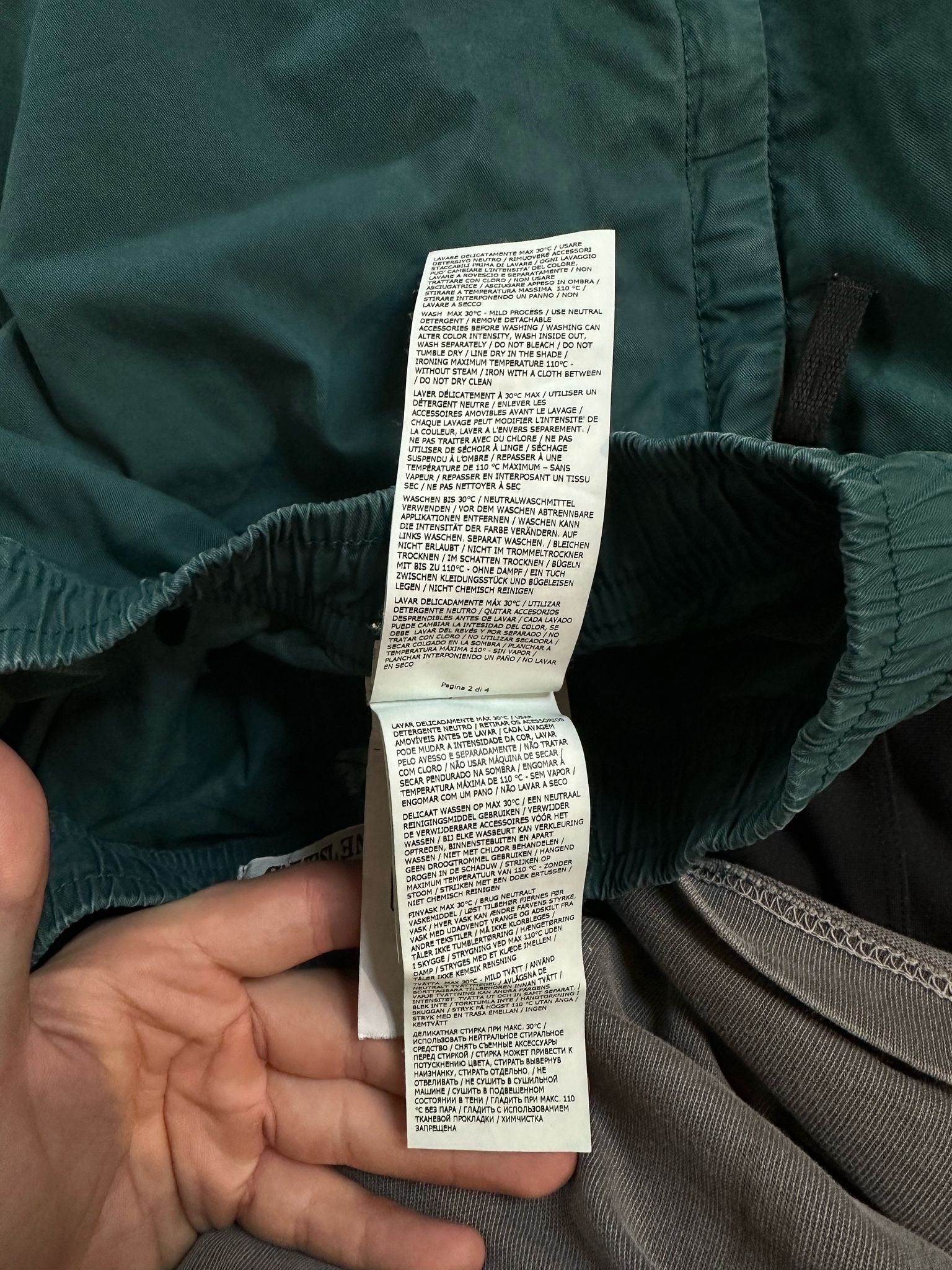 Stone Island Cargo Pants Green Used 30