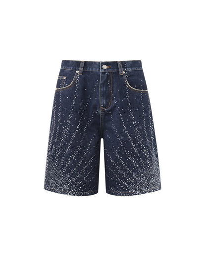 Birth Of Royal Child Starlight Blue Denim Jorts