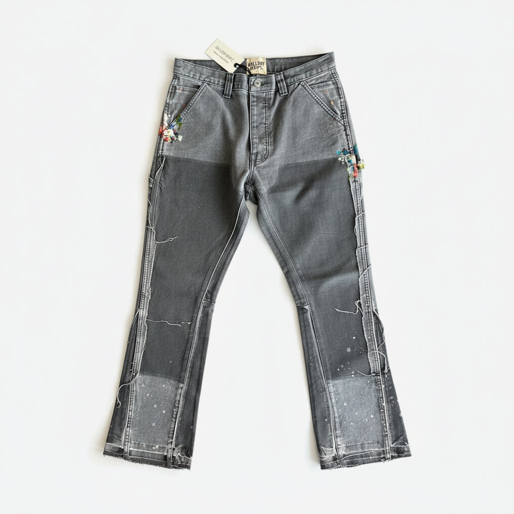 Gallery Dept. 'La Flare' Carpenter Charcoal Pants