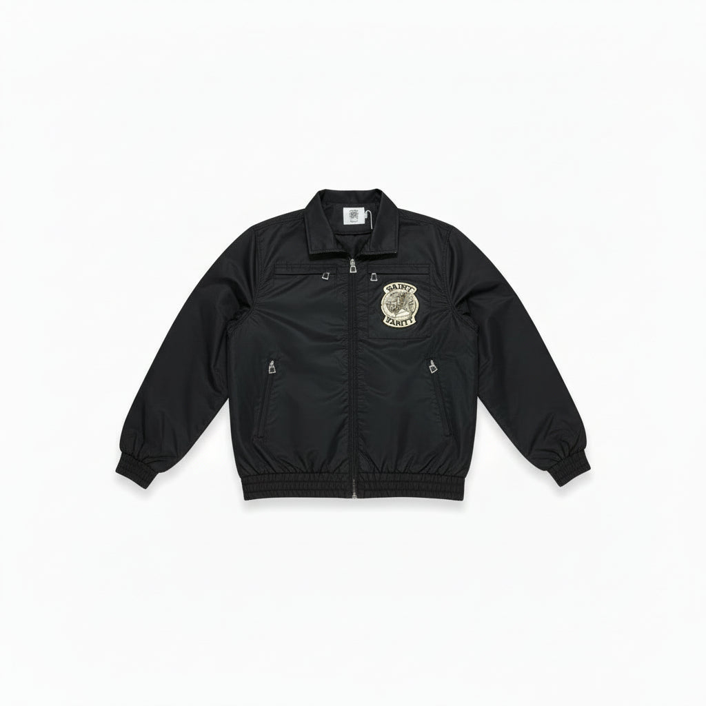 Saint Vanity 'Cargo' Black Nylon Jacket