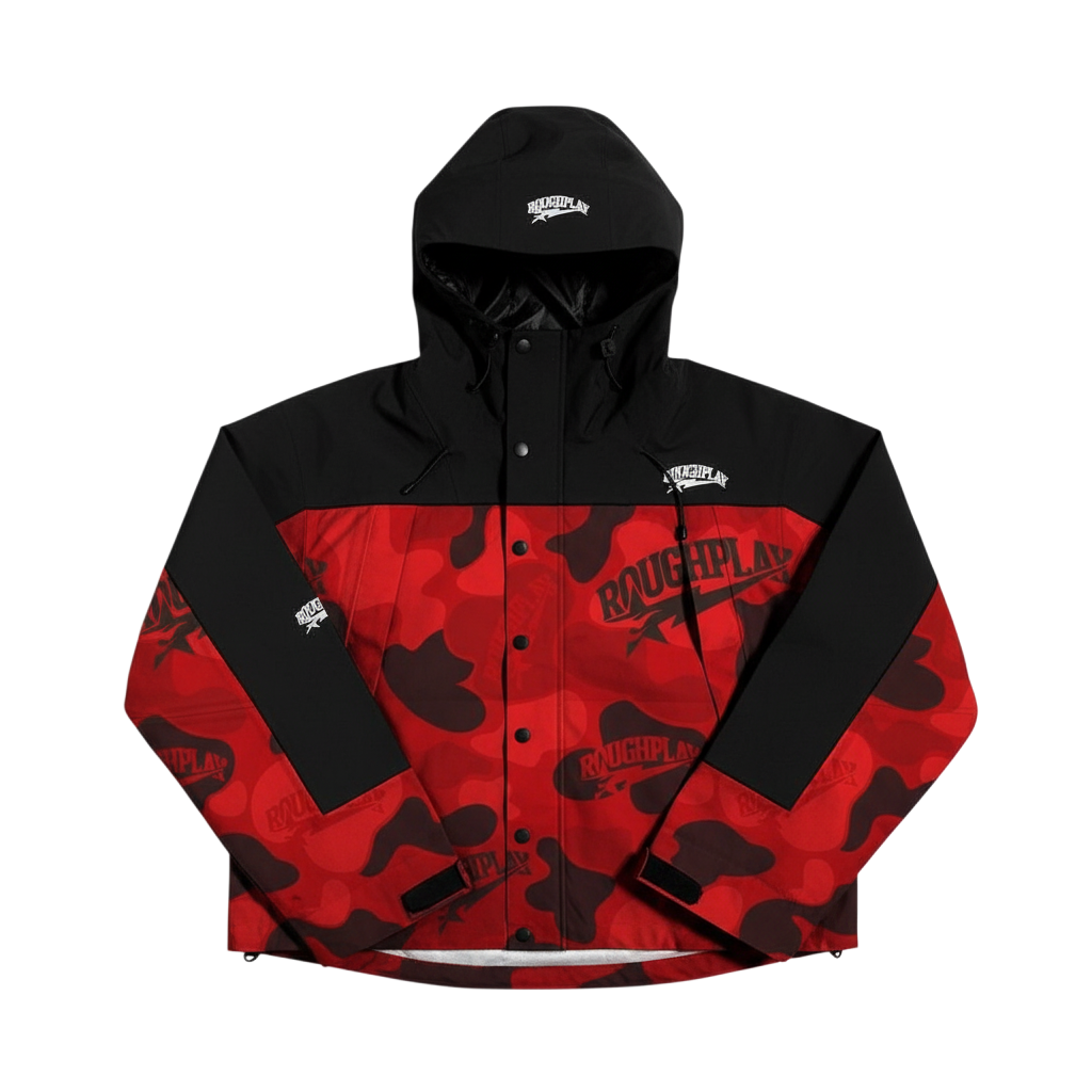 Rough Play Water Resistance Red Camo Sweatsuit