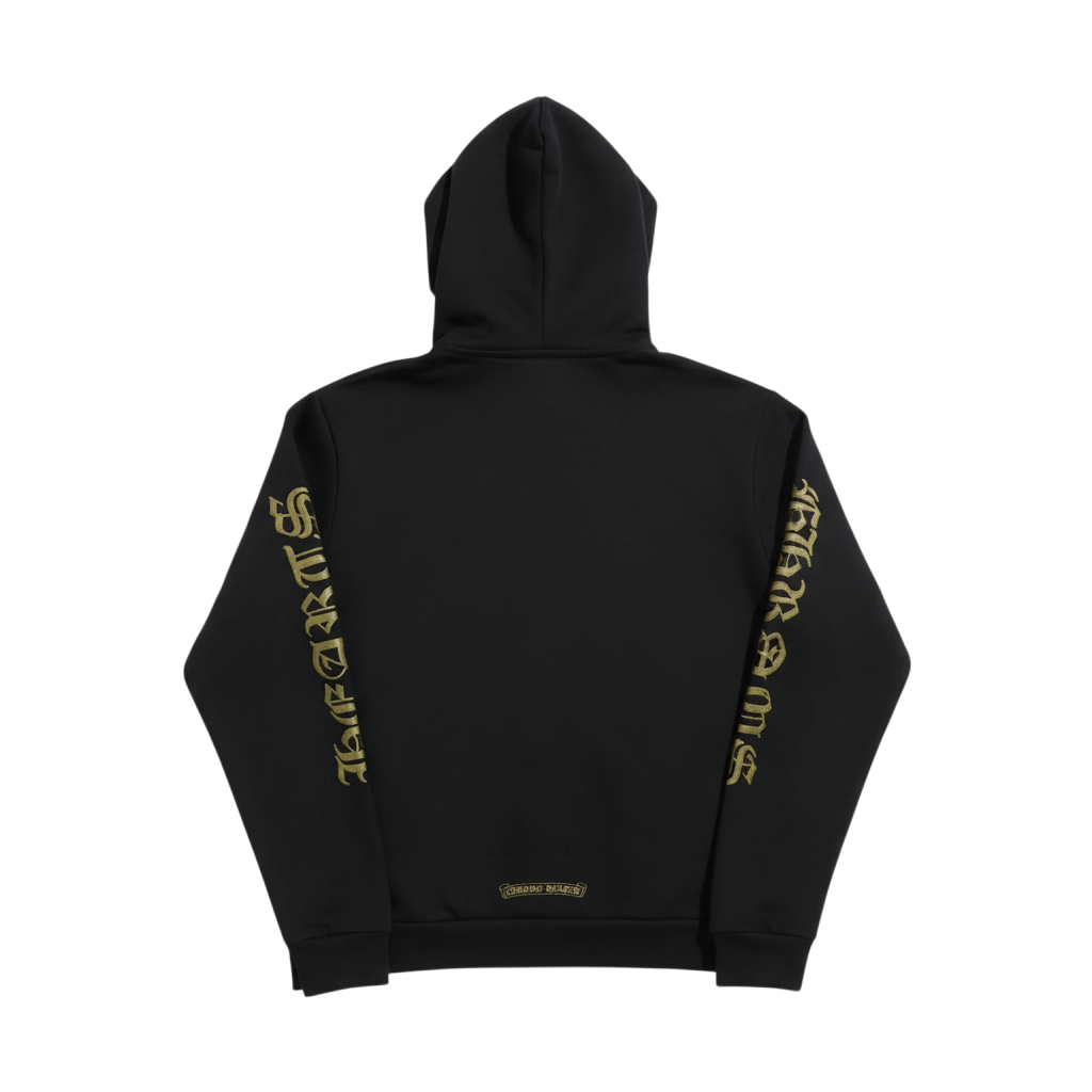 Chrome Hearts 'Vertical Logo' Black & Olive Hoodie
