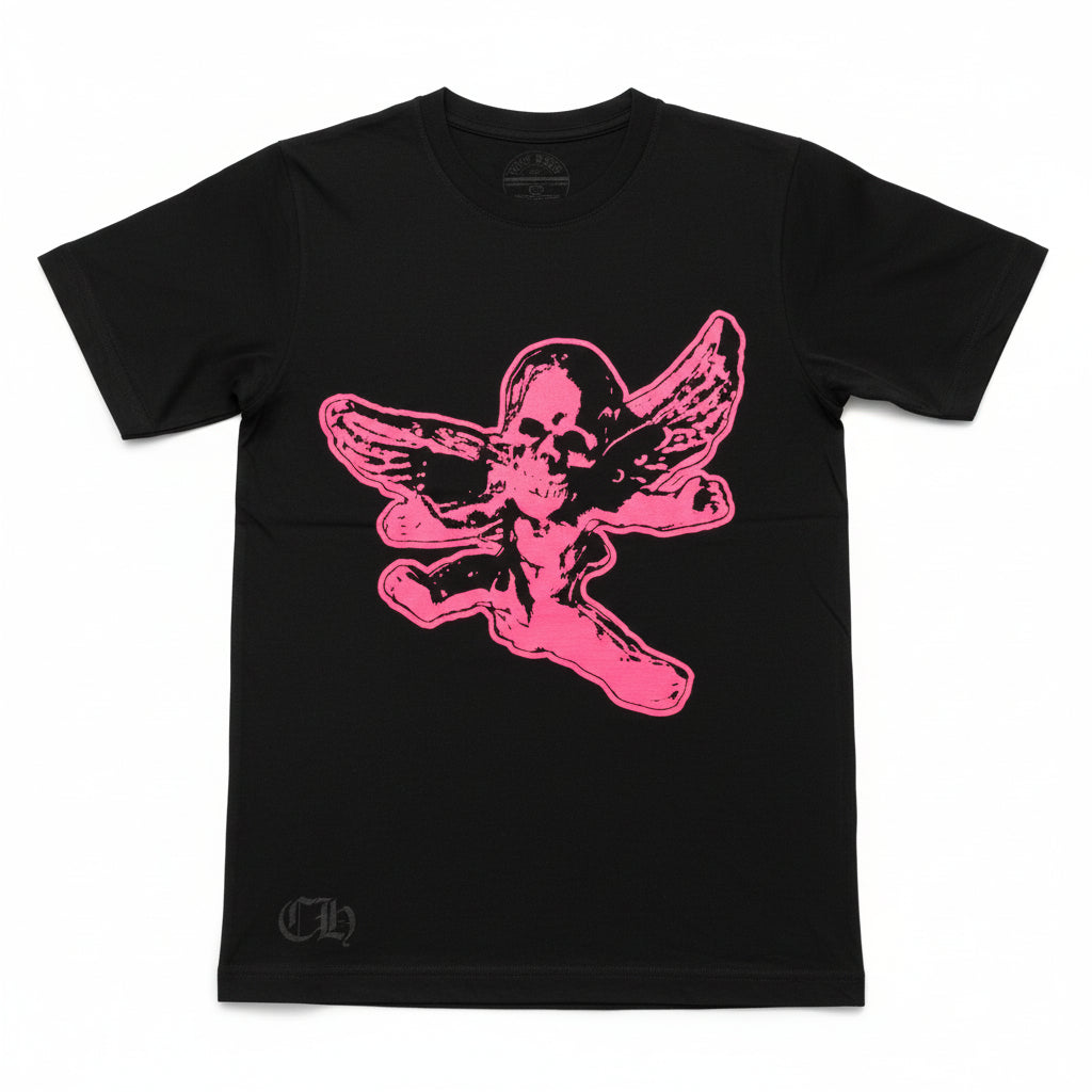 Chrome Hearts X FOTI Black & Pink Tee