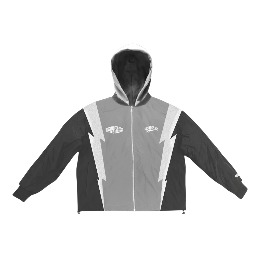 Rough Play 'Bolt' Water Resistance Grey Sweatsuit