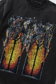 WDW 'Ember Chapel' Black Wash Tee