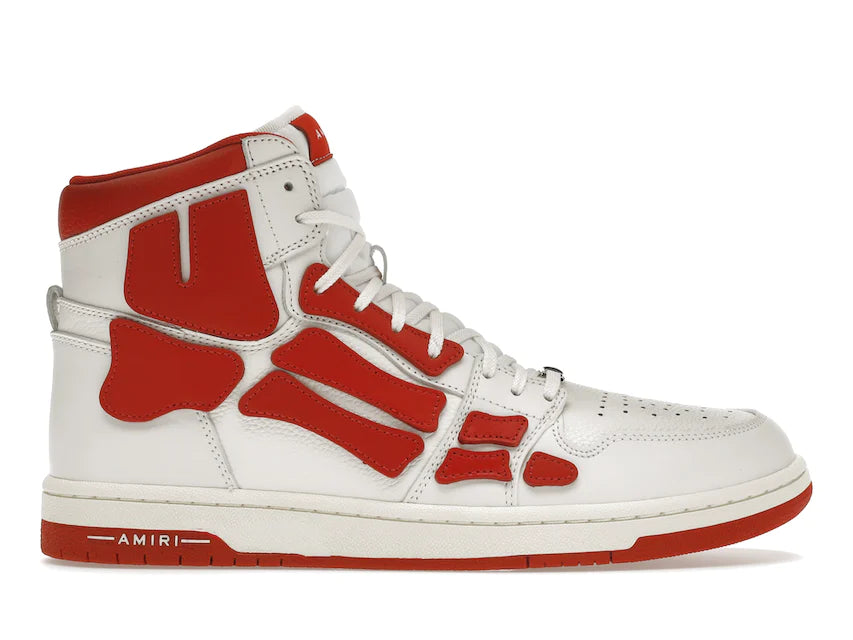 Amiri Skel Top Hi White Red