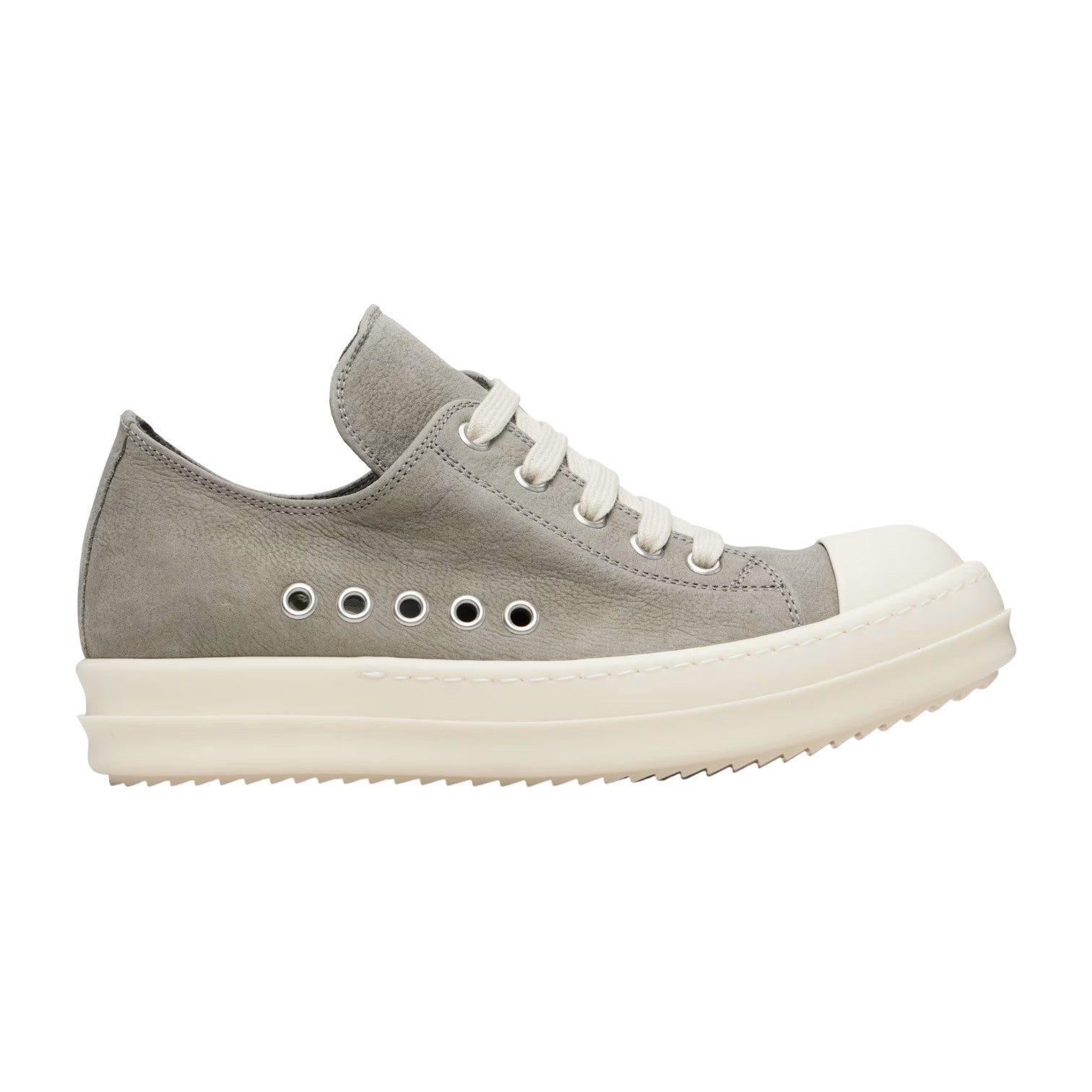 Rick Owens Mainline 'Extreme' Low Grey & Milk Sneakers