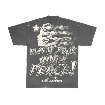 Hellstar T Shirt Inner Peace Skeleton