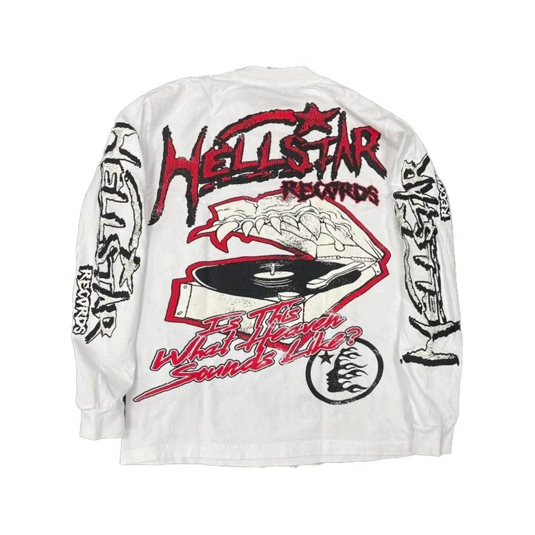Hellstar L/S Records White Red