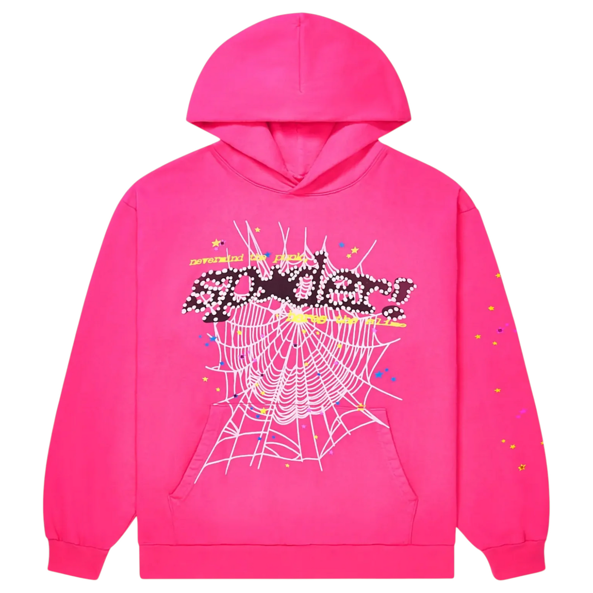 Sp5der 'PUNK V2' Hot Pink Hoodie