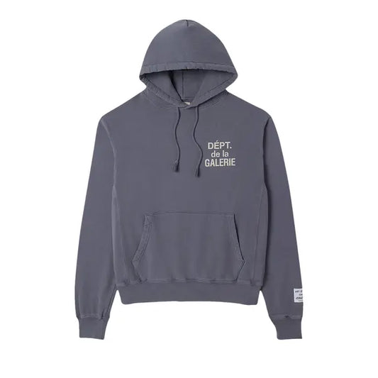 Gallery Dept Vintage French Logo Hoodie Powder Blue
