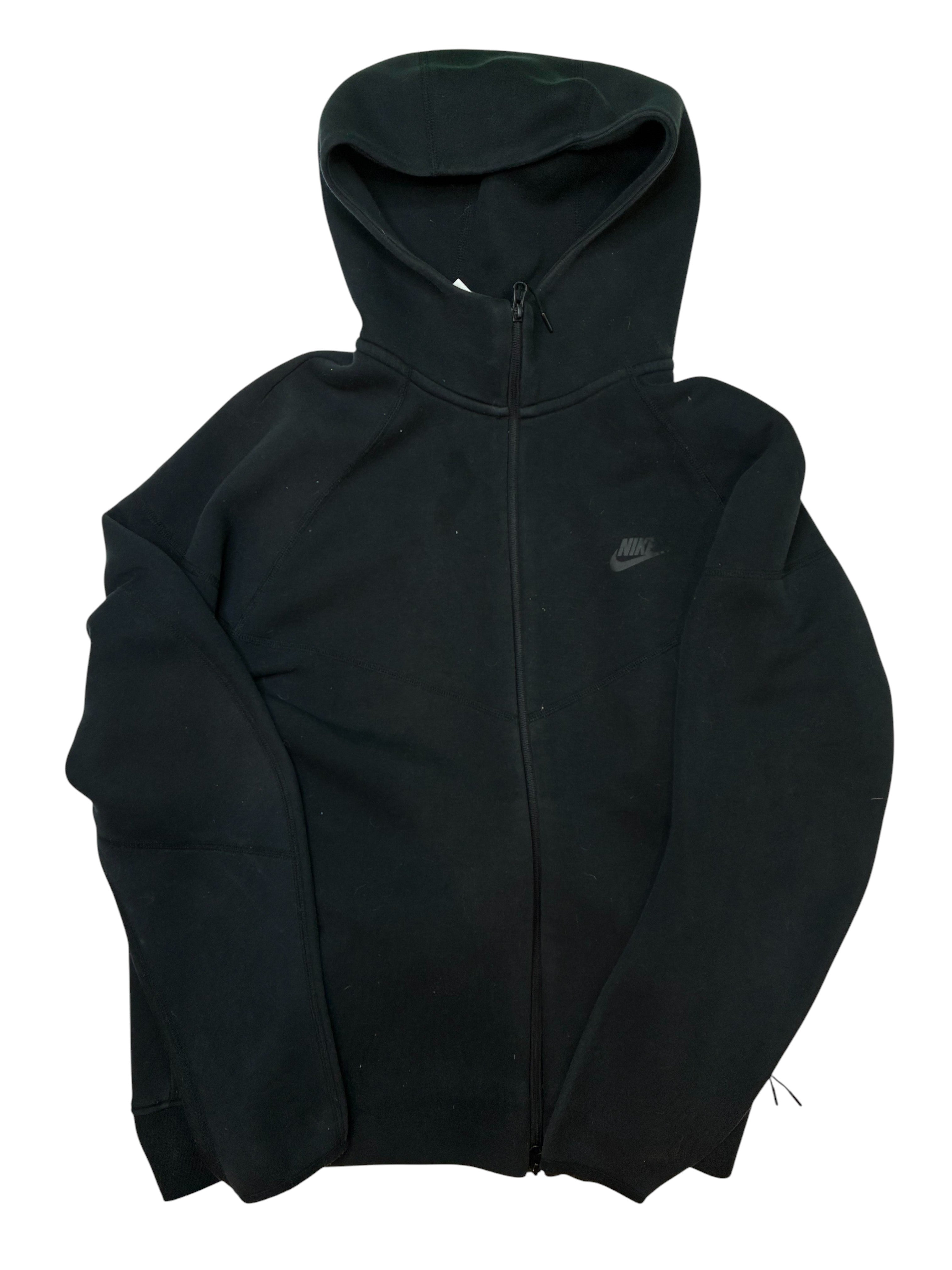 Nike Tech Black Zip Up Hoodie